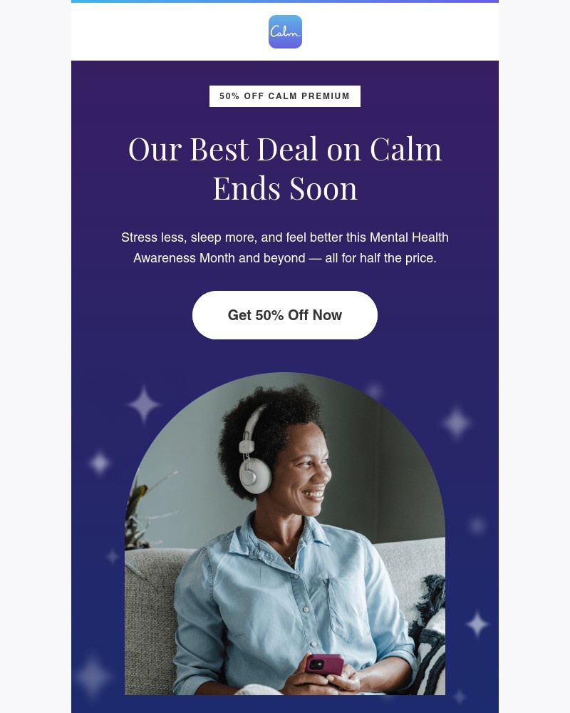 Screenshot of email with subject /media/emails/ending-soon-50-off-calm-e7c6a5-cropped-0fa4e58e.jpg