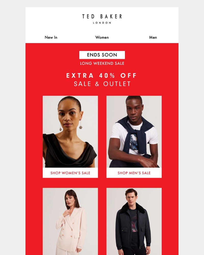 Screenshot of email with subject /media/emails/ending-soon-extra-40-off-sale-97b8ca-cropped-c8bf1925.jpg