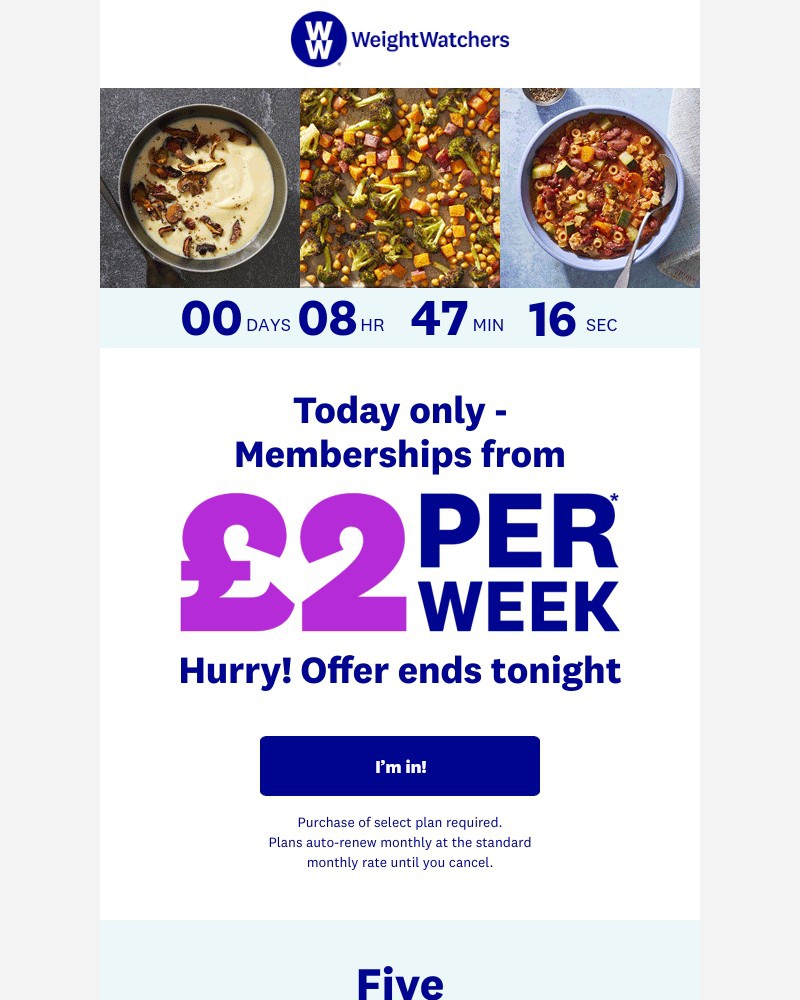 Screenshot of email with subject /media/emails/ending-soon-just-2-per-week-for-a-new-membership-3ac8ec-cropped-5160e103.jpg