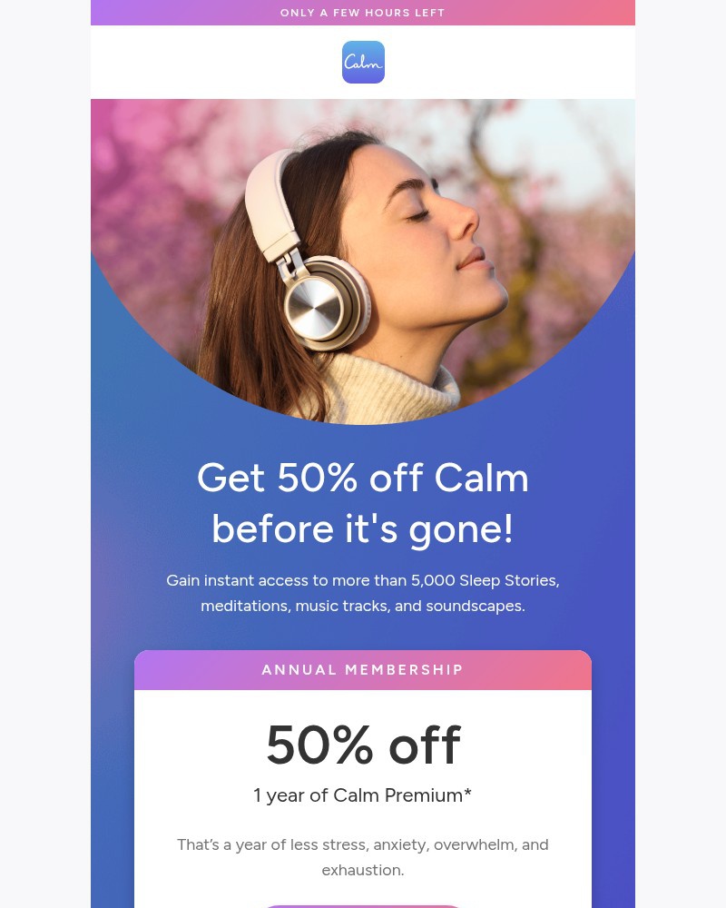 Screenshot of email with subject /media/emails/ending-today-50-off-calm-39f18f-cropped-a0e01642.jpg