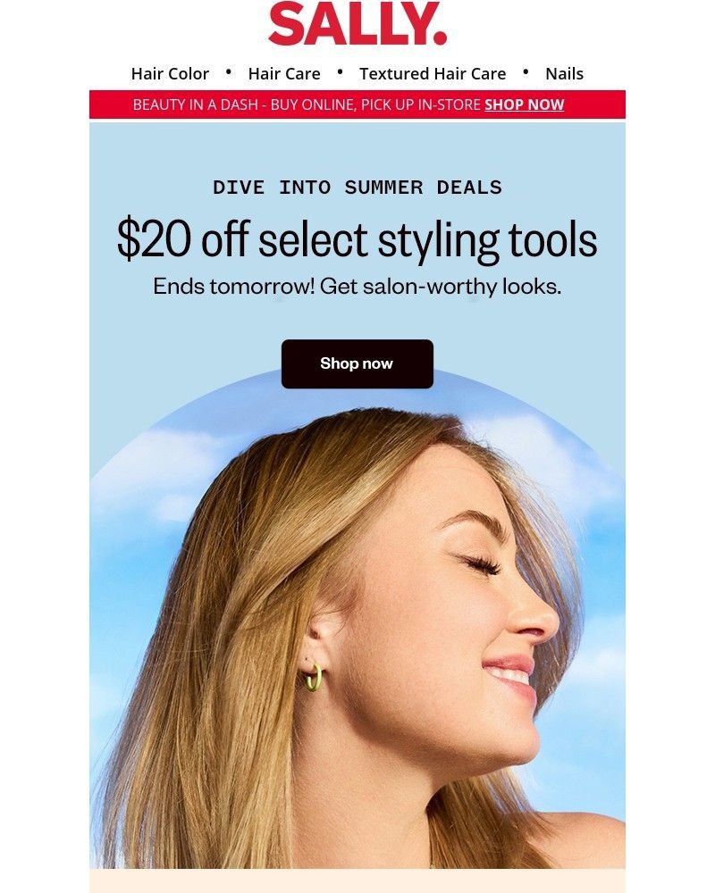 Screenshot of email with subject /media/emails/ending-tomorrow-20-off-most-wanted-styling-tools-00ddb8-cropped-9923f3c4.jpg