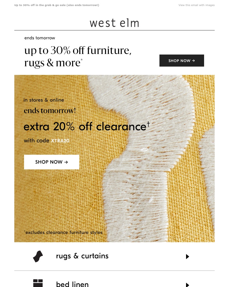 Screenshot of email with subject /media/emails/ending-tomorrow-take-an-extra-20-off-clearance-cropped-0199b150.jpg