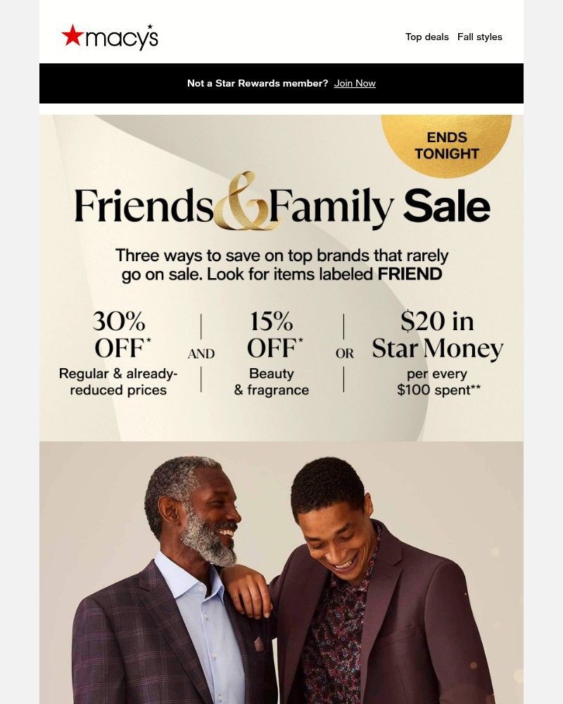 Screenshot of email sent to a Macy's Cart abandoner