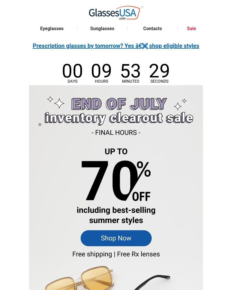 Screenshot of email with subject /media/emails/ends-midnight-our-july-clearout-sale-is-almost-over-3dbe09-cropped-2ca327ef.jpg