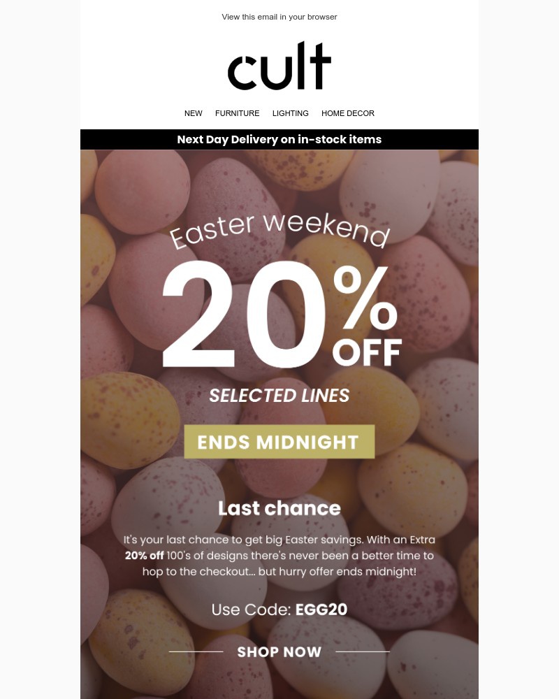 Screenshot of email with subject /media/emails/ends-midnight-tonight-easter-savings-extra-20-off-478f2f-cropped-1bb225db.jpg