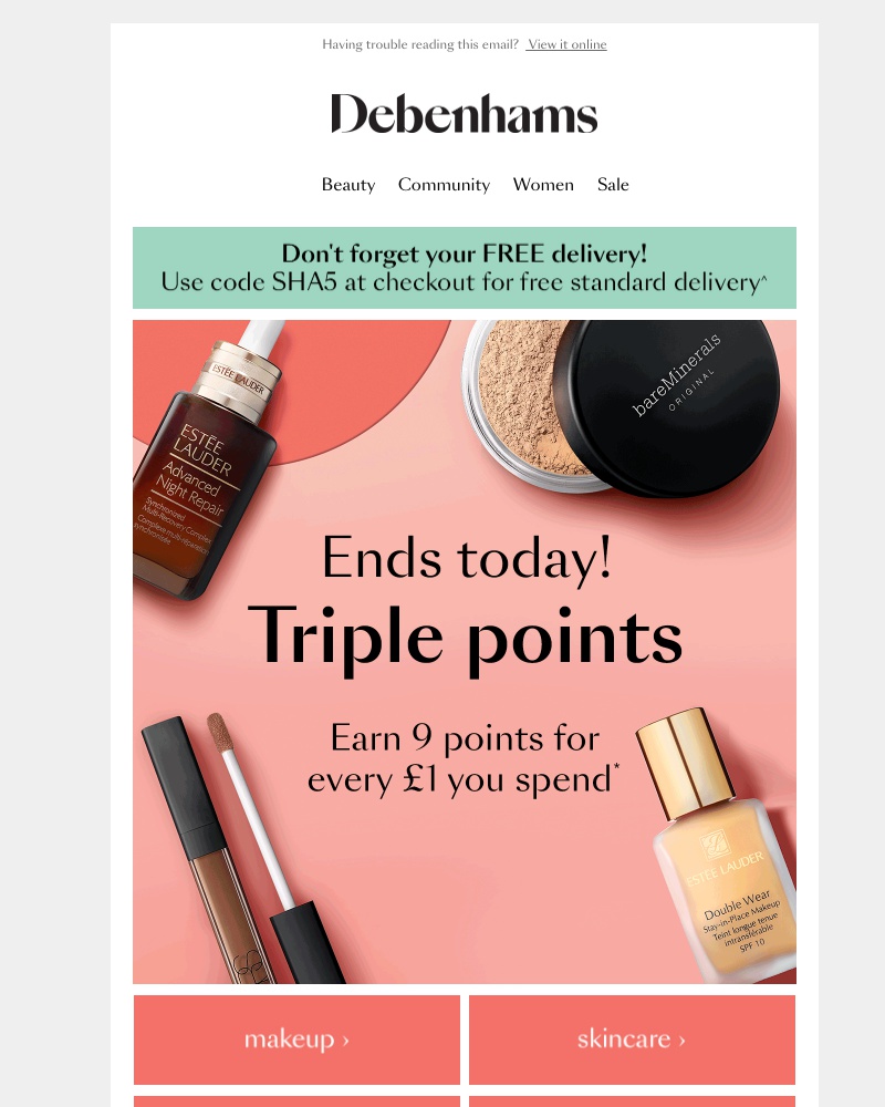 Screenshot of email with subject /media/emails/ends-midnight-triple-points-on-all-beauty-a59e8a-cropped-1f8a6456.jpg