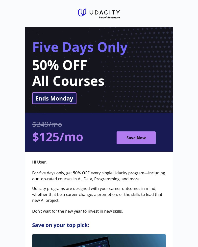 Screenshot of email with subject /media/emails/ends-monday-50-off-all-courses-c03ecb-cropped-eabb63d2.jpg
