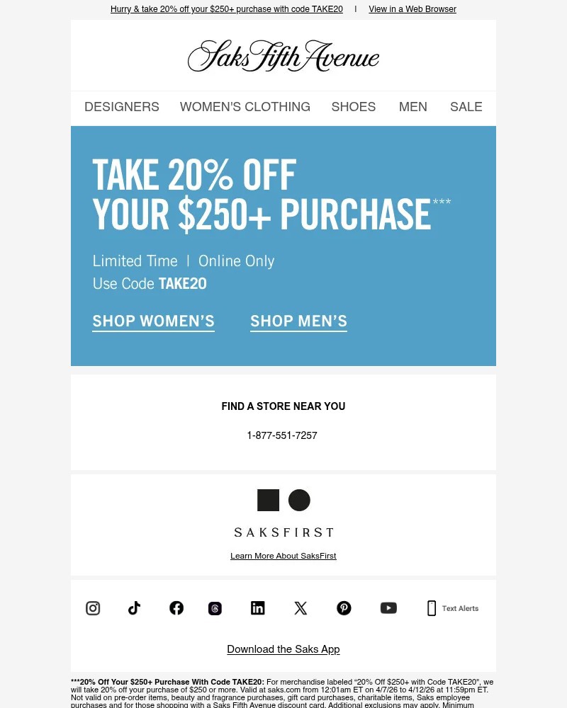 Screenshot of email with subject /media/emails/ends-soon-20-off-4fbb38-cropped-9262fb31.jpg