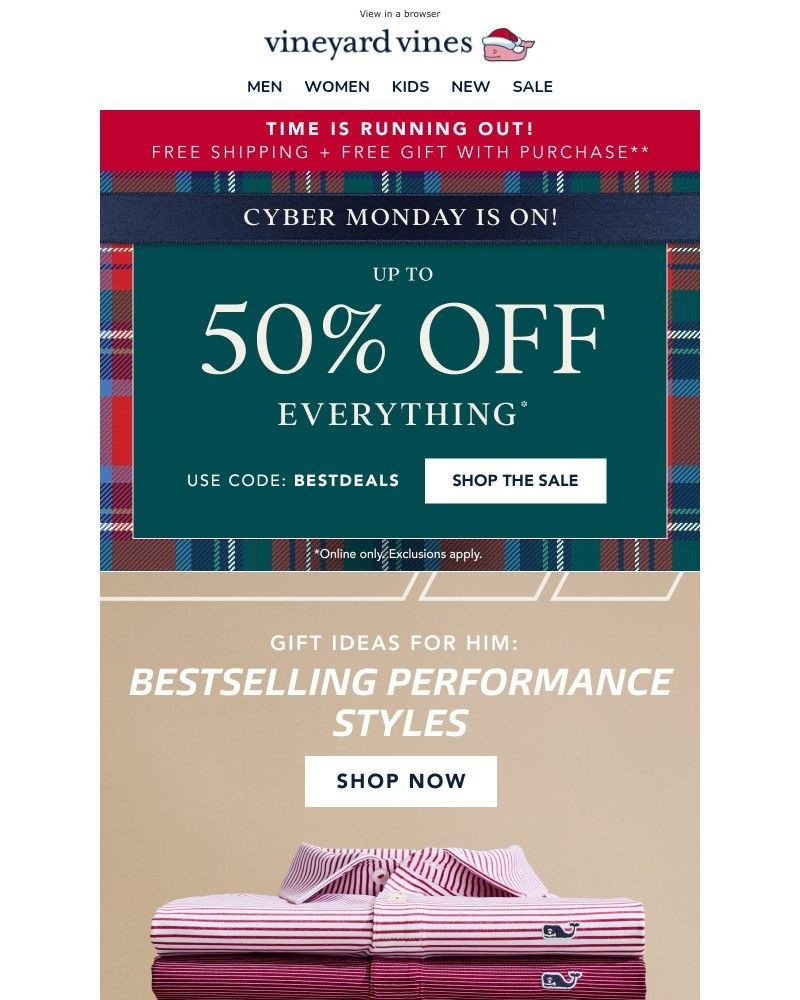 Screenshot of email with subject /media/emails/ends-soon-up-to-50-off-performance-styles-free-gift-with-purchase-01b915-cropped-7f5a93c6.jpg