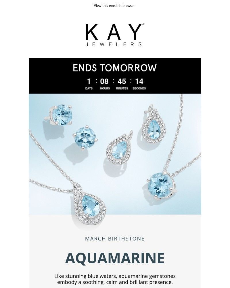 Screenshot of email sent to a Kay Newsletter subscriber