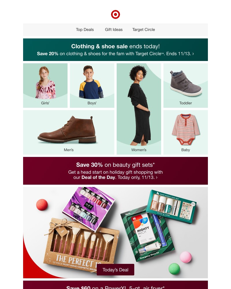 Screenshot of email with subject /media/emails/ends-today-20-off-clothing-shoes-for-everyone-4e7da0-cropped-79384e15.jpg