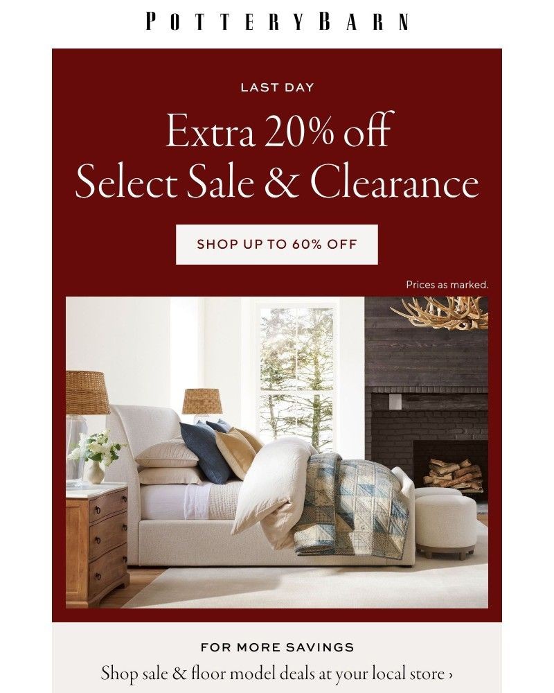 Screenshot of email with subject /media/emails/ends-today-extra-20-off-select-sale-clearance-3e2bea-cropped-eb46f7d0.jpg