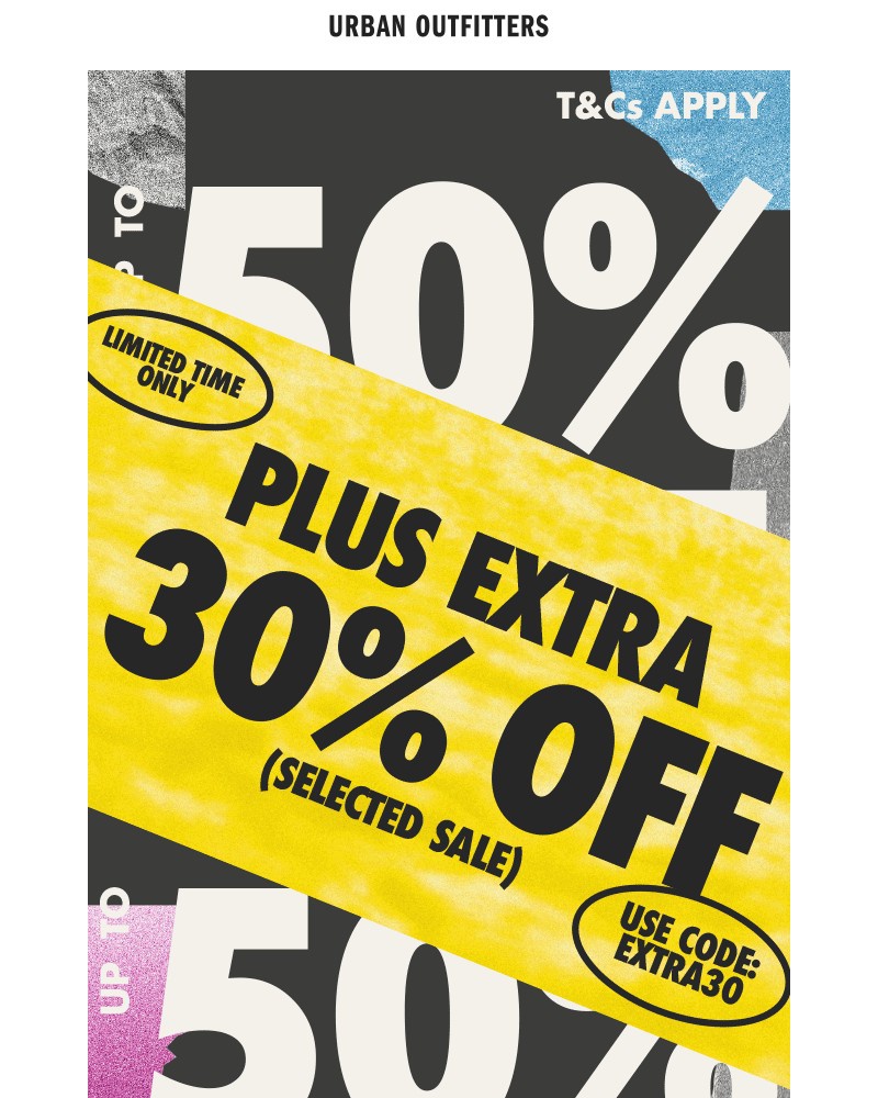 Screenshot of email with subject /media/emails/ends-today-extra-30-off-sale-ae0406-cropped-9b0b5b44.jpg