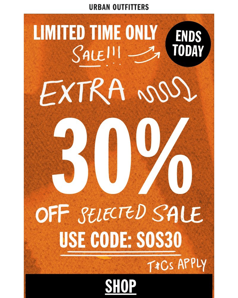 Screenshot of email with subject /media/emails/ends-today-extra-30-off-sale-d94a3d-cropped-91bdbc81.jpg