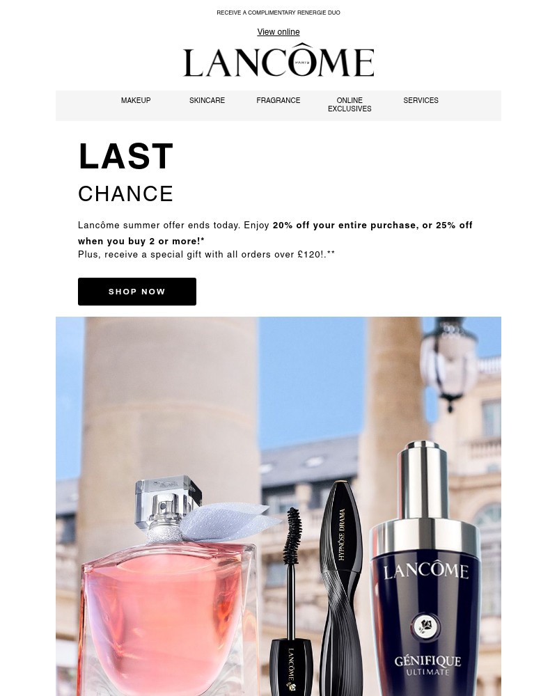 Screenshot of email with subject /media/emails/ends-today-up-to-25-off-exclusive-gift-7ae978-cropped-ceacf697.jpg
