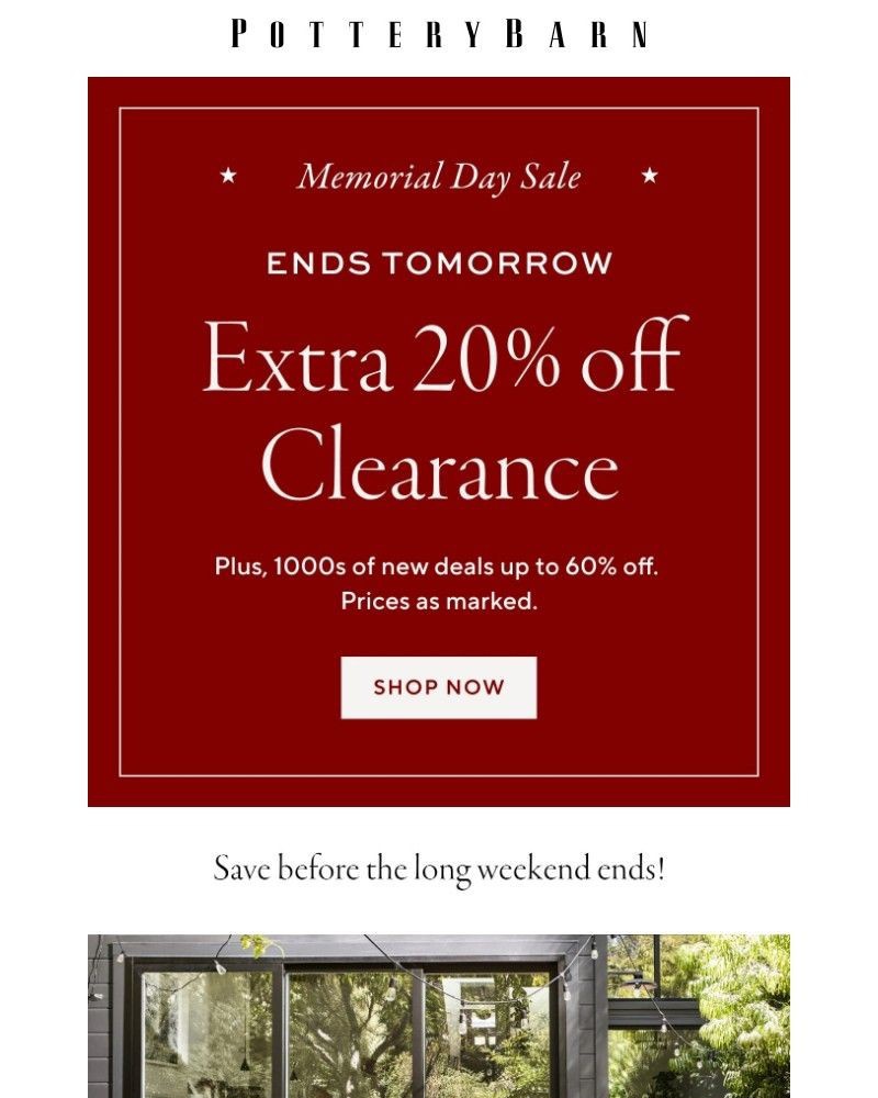 Screenshot of email with subject /media/emails/ends-tomorrow-extra-20-off-clearance-02cb10-cropped-6f050ce5.jpg