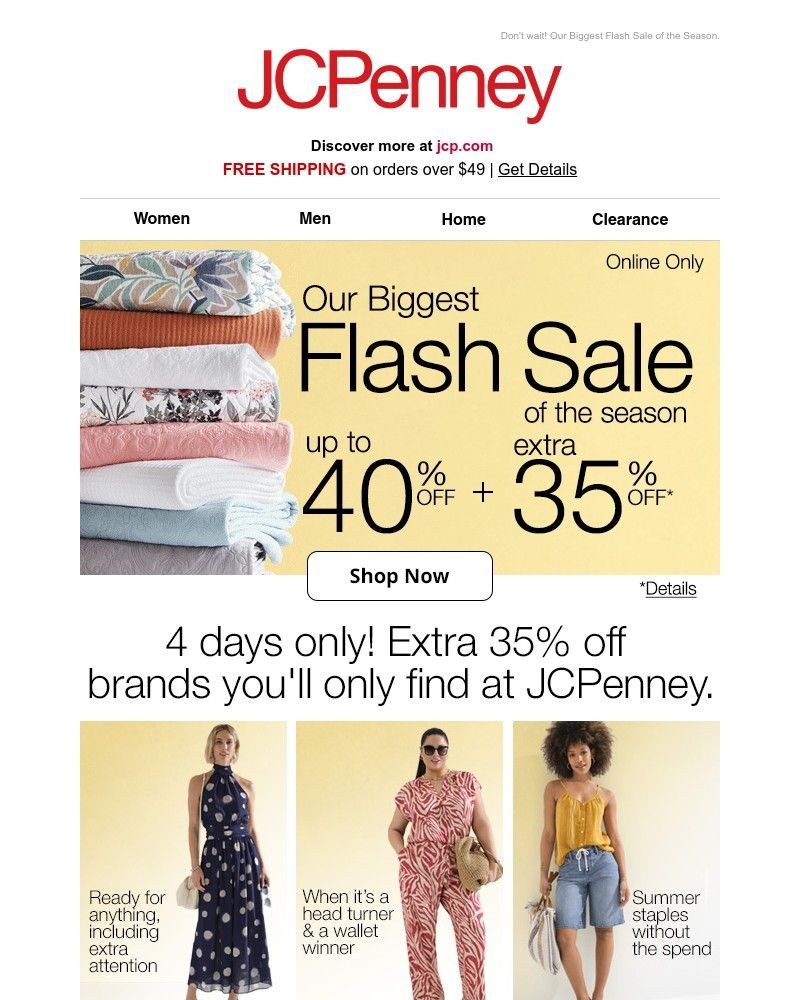 Screenshot of email with subject /media/emails/ends-tomorrow-extra-35-off-online-only-fb6e8a-cropped-4cf124b9.jpg