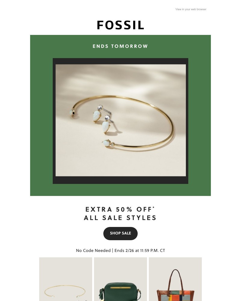 Screenshot of email with subject /media/emails/ends-tomorrow-extra-50-off-sale-8344f2-cropped-951bd8cf.jpg