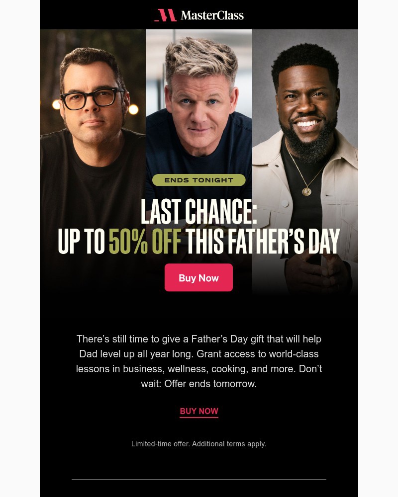 Screenshot of email with subject /media/emails/ends-tomorrow-get-50-off-for-fathers-day-d6bded-cropped-c8460c63.jpg