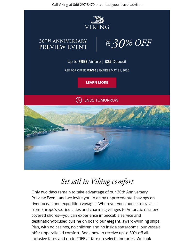 Screenshot of email with subject /media/emails/ends-tomorrow-the-30th-anniversary-preview-event-b93b2c-cropped-f67646ff.jpg