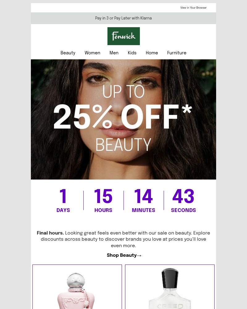 Screenshot of email with subject /media/emails/ends-tomorrow-up-to-25-off-beauty-123fe6-cropped-2d184210.jpg