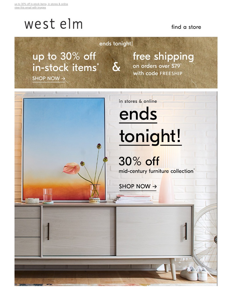 Screenshot of email with subject /media/emails/ends-tonight-30-off-mid-century-furniture-cropped-05443c72.jpg