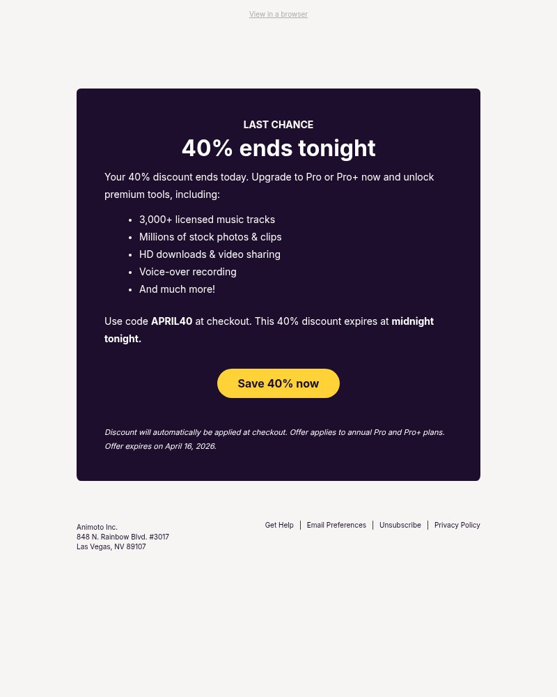 Screenshot of email with subject /media/emails/ends-tonight-40-off-2c8853-cropped-46967e71.jpg