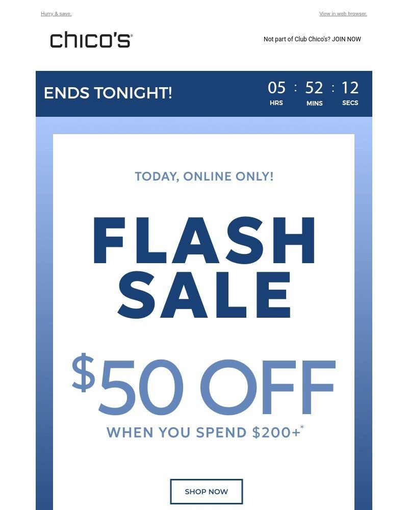 Screenshot of email with subject /media/emails/ends-tonight-50-off-200-excl-apply-258c17-cropped-366e78f6.jpg