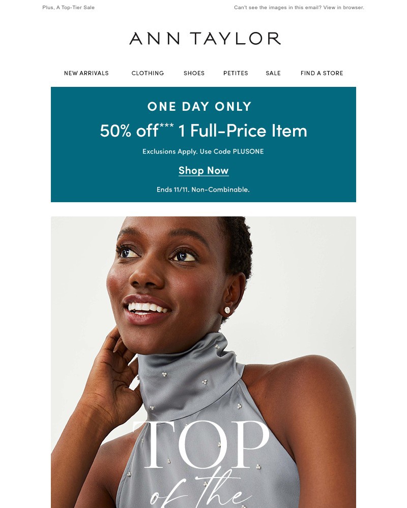 Screenshot of email with subject /media/emails/ends-tonight-50-off-one-full-price-item-a1da33-cropped-9ad9a54e.jpg