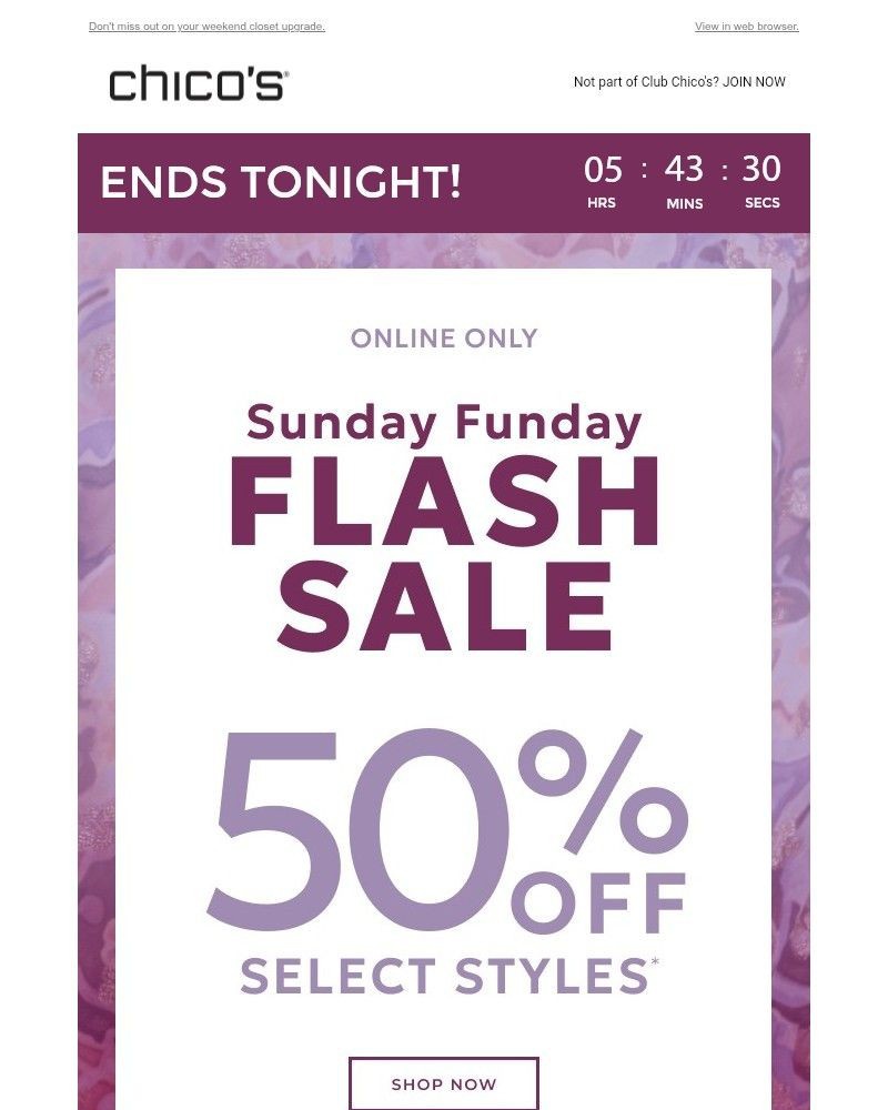 Screenshot of email with subject /media/emails/ends-tonight-50-off-select-styles-4af42a-cropped-15fc38f4.jpg