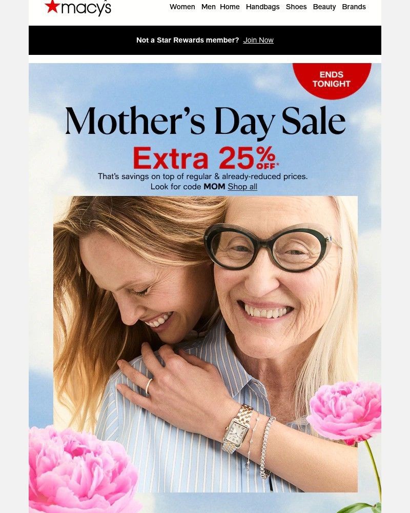 Screenshot of email with subject /media/emails/ends-tonight-an-extra-25-off-to-treat-yourself-55a7f3-cropped-d430e2a2.jpg