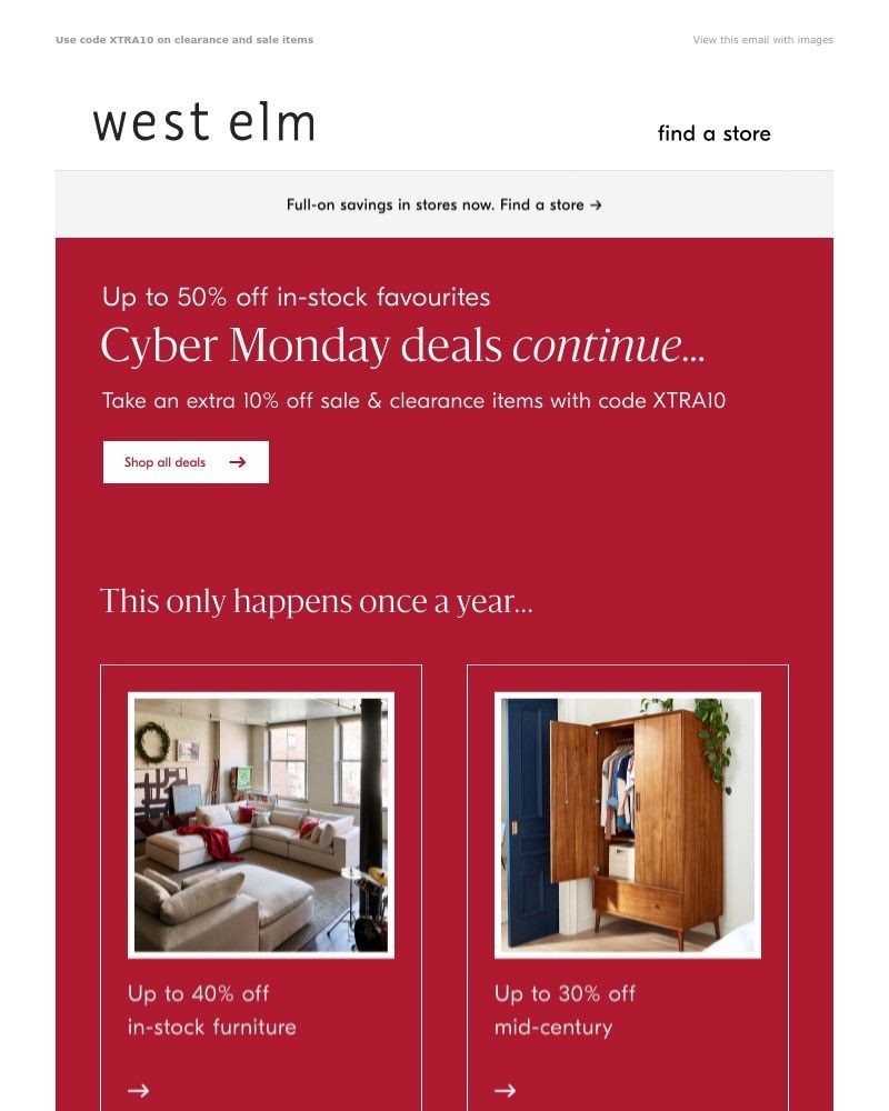 Screenshot of email with subject /media/emails/ends-tonight-extra-10-off-cyber-monday-deals-505e10-cropped-465a81b4.jpg