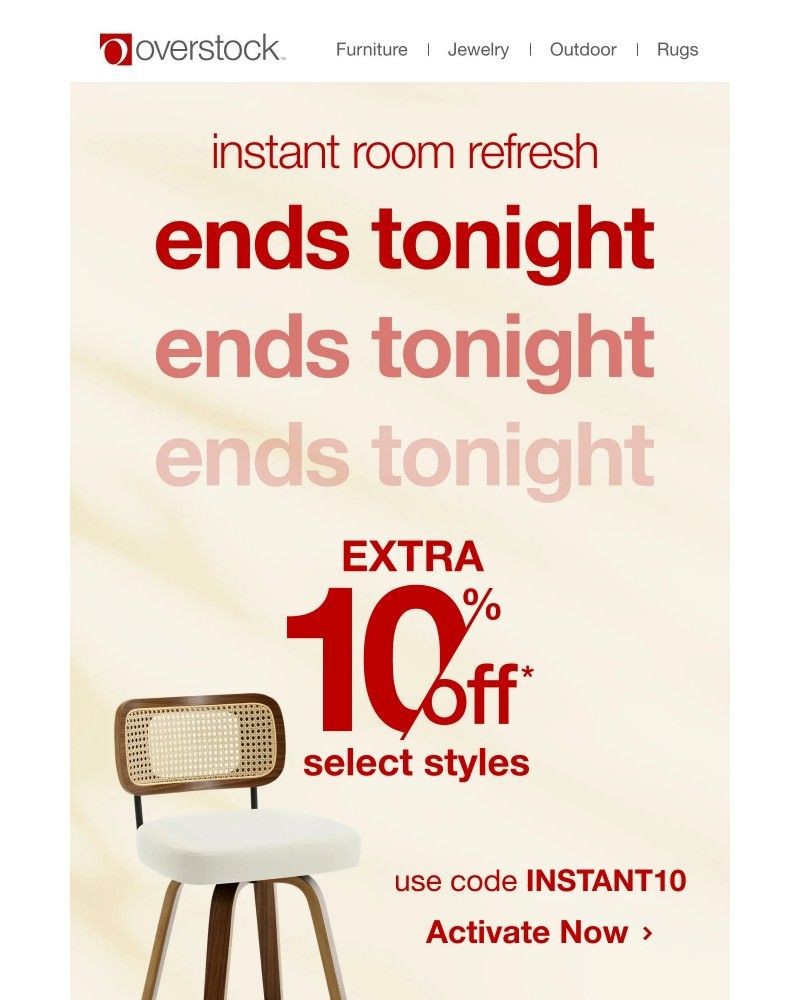 Screenshot of email with subject /media/emails/ends-tonight-extra-10-off-your-room-refresh-cc39fc-cropped-83b54cb0.jpg