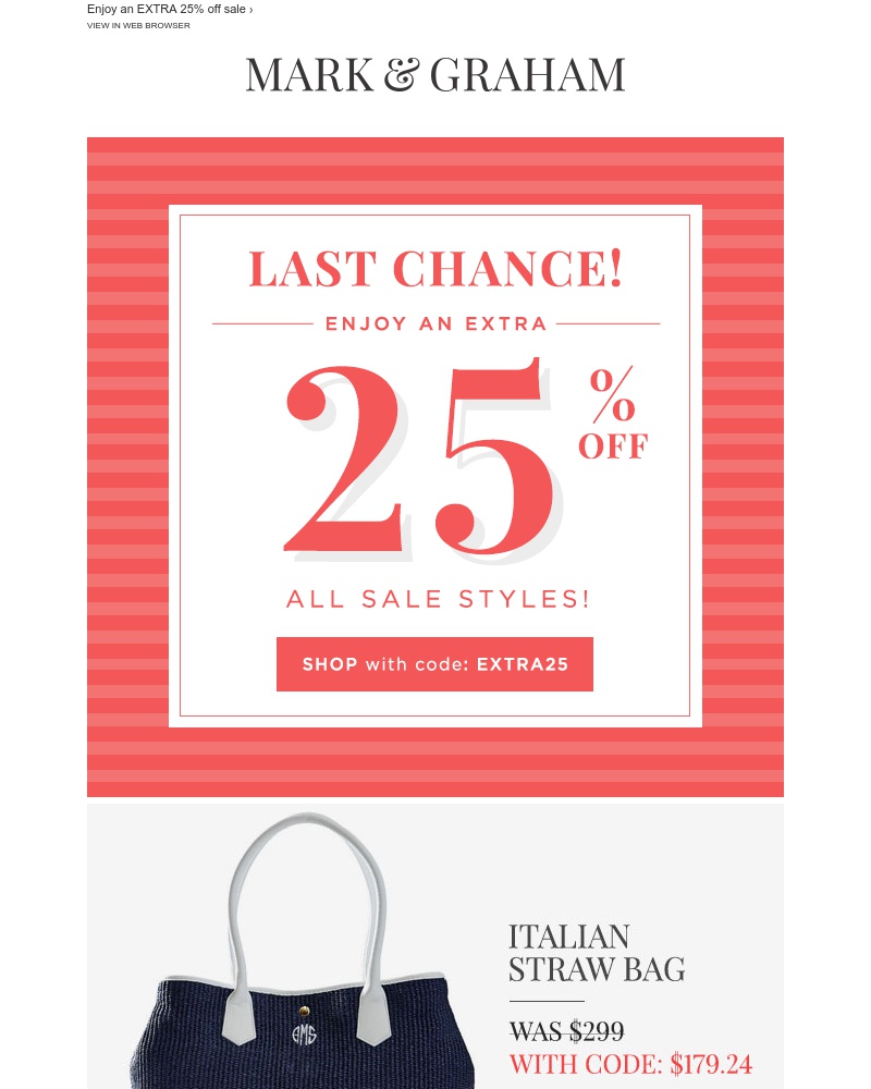Screenshot of email with subject /media/emails/ends-tonight-extra-25-off-our-favorite-summer-sale-bags-cropped-6a5a211b.jpg
