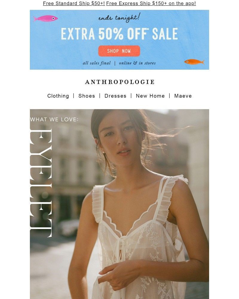 Screenshot of email with subject /media/emails/ends-tonight-extra-50-off-sale-18c861-cropped-9f42a5d5.jpg