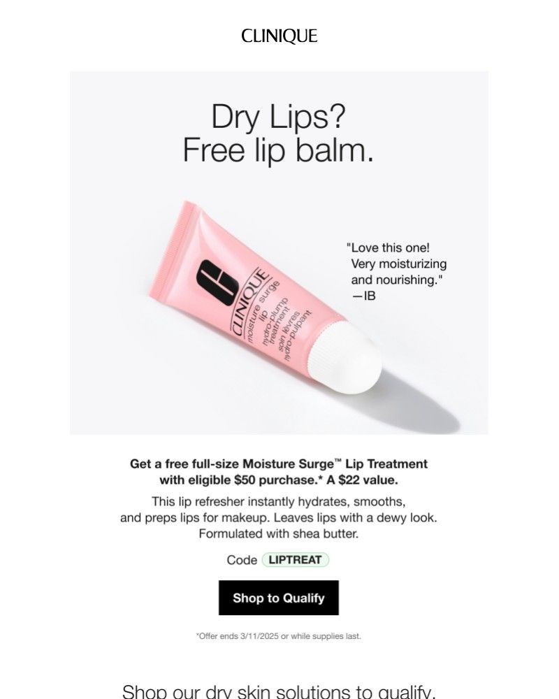 Screenshot of email with subject /media/emails/ends-tonight-get-a-free-lip-treatment-with-50-order-e7faa3-cropped-c57086cc.jpg