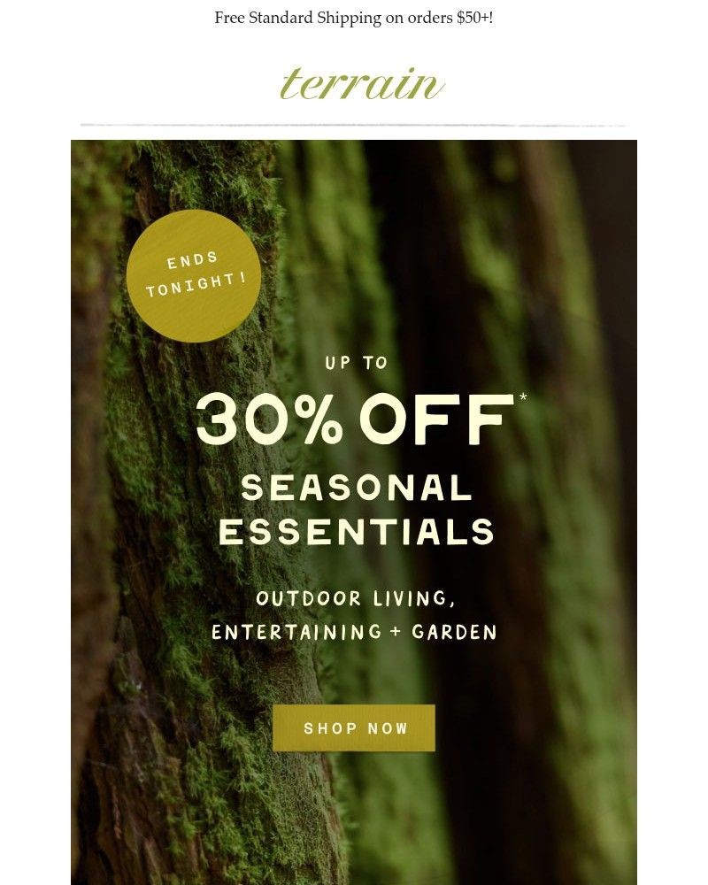 Screenshot of email with subject /media/emails/ends-tonight-up-to-30-off-spring-essentials-c46e01-cropped-596edec4.jpg