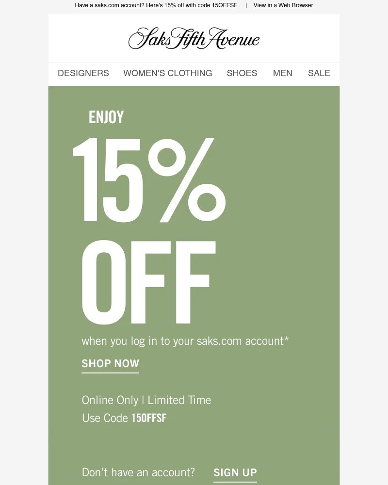 Screenshot of email with subject /media/emails/enjoy-15-off-when-you-log-in-to-your-account-a7fdaf-cropped-e349e15a.jpg
