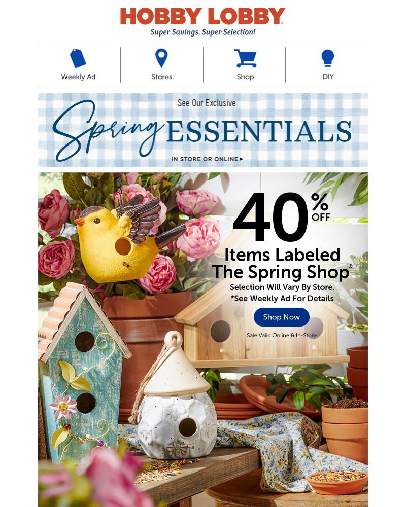 Screenshot of email with subject /media/emails/enjoy-40-off-charming-spring-birdhouses-7e0d1d-cropped-fd2d136c.jpg