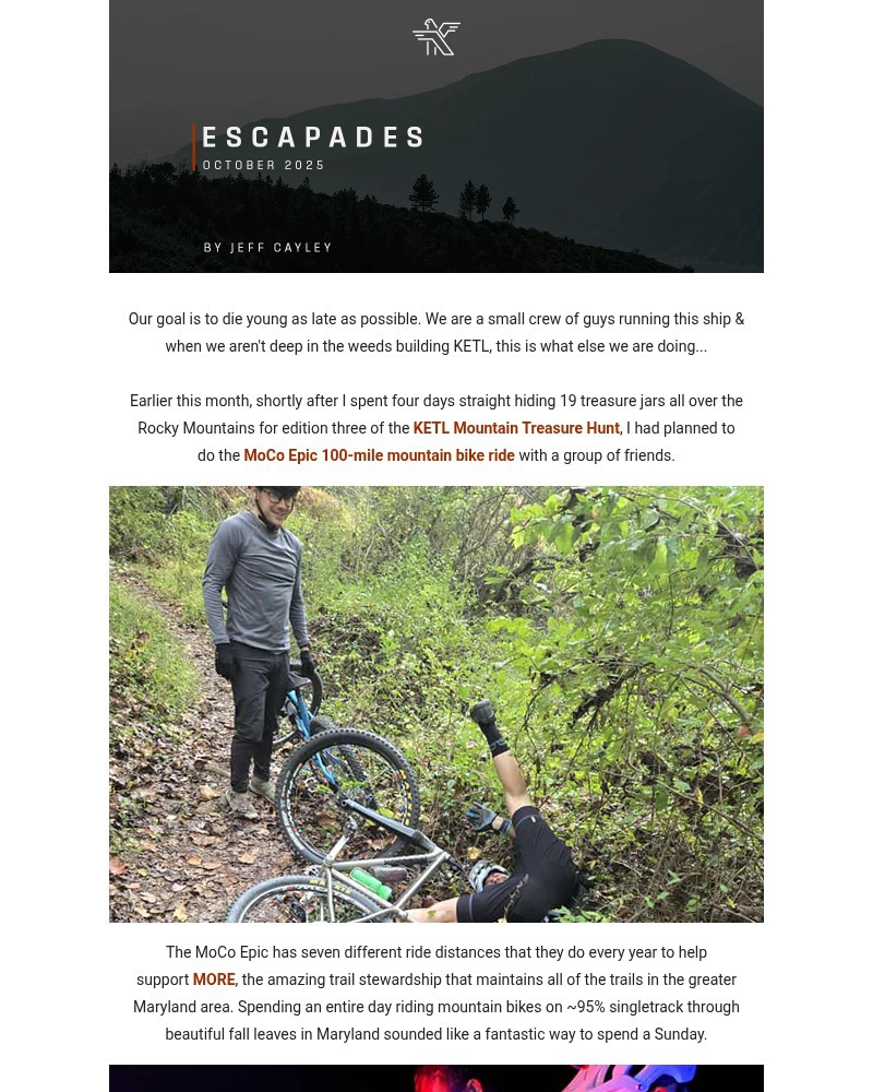 Screenshot of email with subject /media/emails/escapade-highlight-october-2025-a791f2-cropped-080050d9.jpg