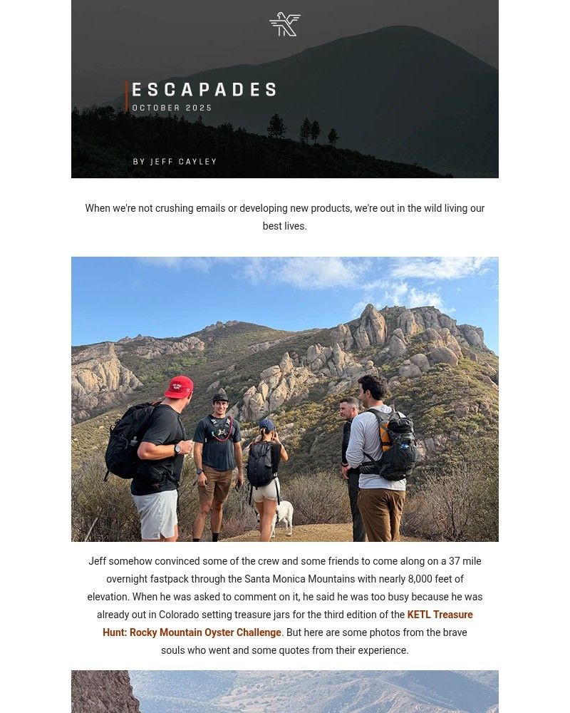 Screenshot of email with subject /media/emails/escapade-highlight-october-2025-cdafd6-cropped-7f0b5c30.jpg