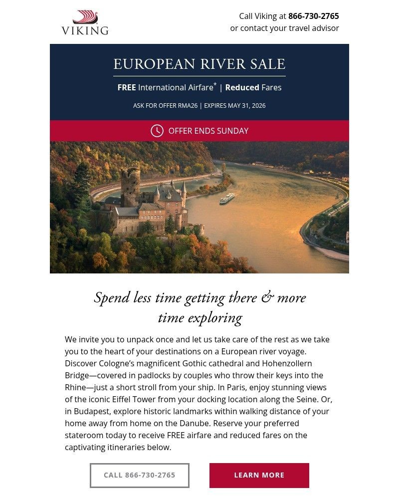 Screenshot of email with subject /media/emails/european-river-sale-your-flights-are-on-us-reduced-fares-9baef4-cropped-473d6146.jpg
