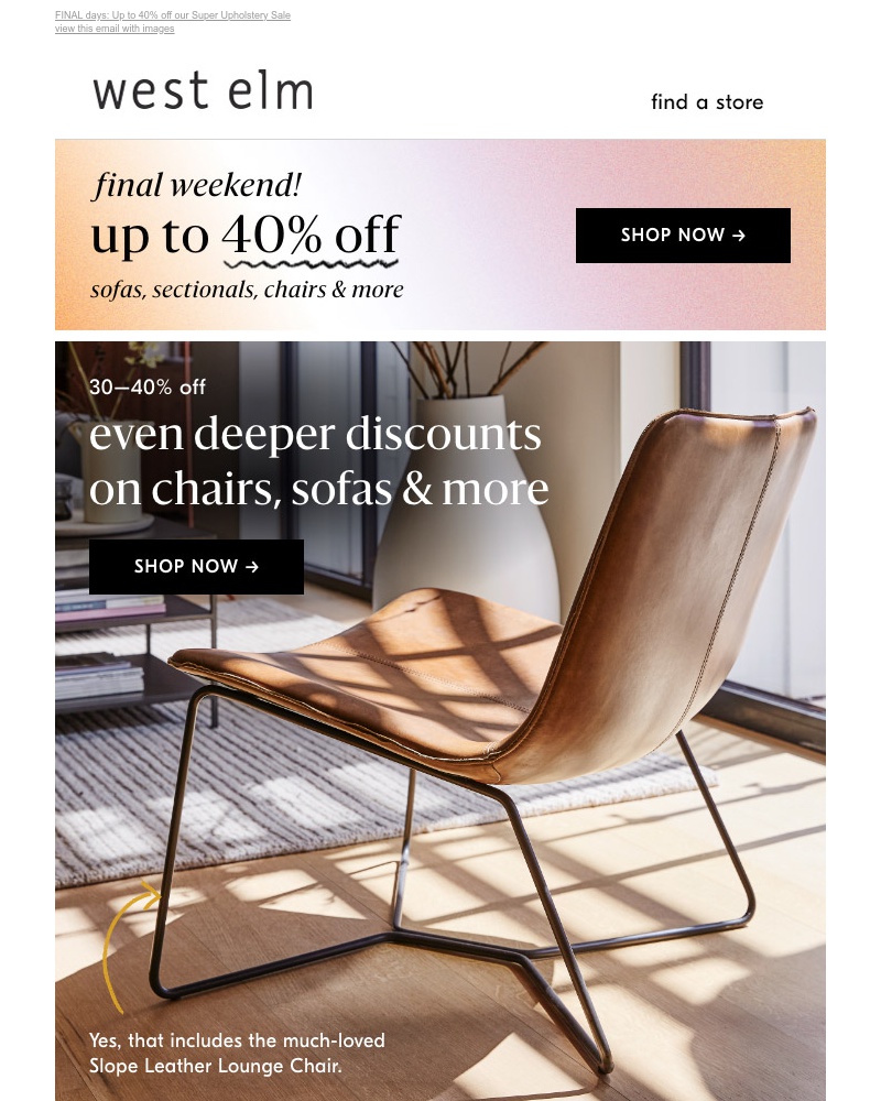 Screenshot of email with subject /media/emails/even-deeper-discounts-like-3040-off-on-chairs-sofas-more-63f75d-cropped-6c1868c2.jpg