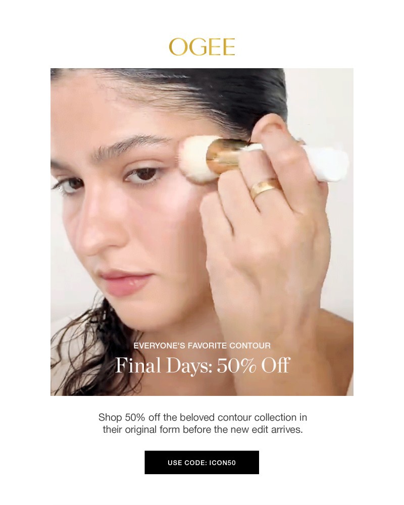 Screenshot of email sent to a Ogee Newsletter subscriber