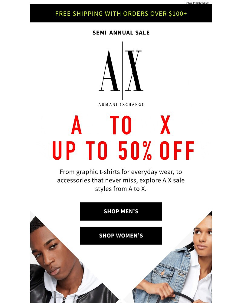 Screenshot of email with subject /media/emails/everything-from-a-to-x-on-sale-22961a-cropped-1638a447.jpg
