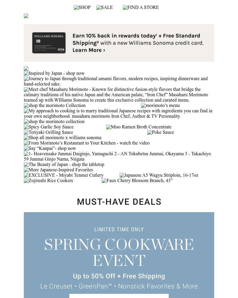 Screenshot of email with subject /media/emails/exclusive-collaboration-williams-sonoma-x-morimoto-f57a6a-cropped-1ce73e3f.jpg