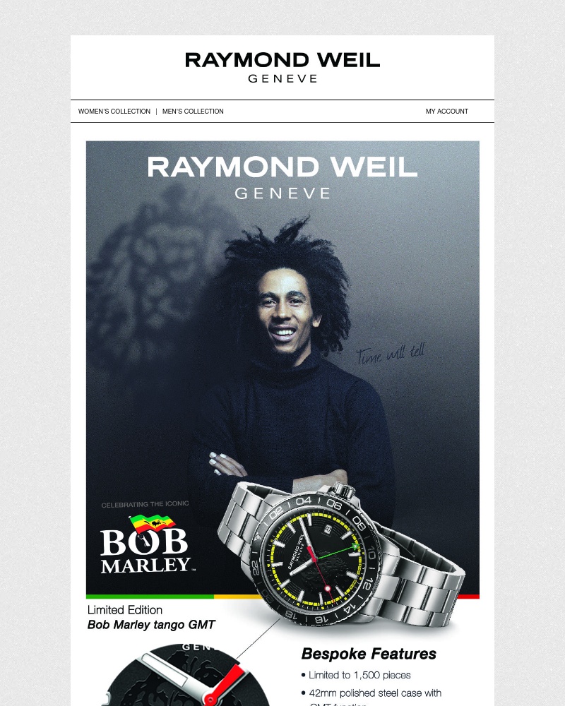 Screenshot of email with subject /media/emails/exclusive-online-pre-sale-the-new-bob-marley-tango-gmt-cropped-d74690bd.jpg