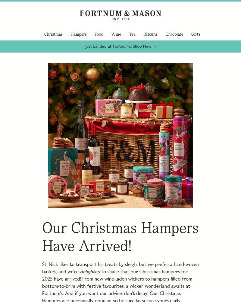 Screenshot of email with subject /media/emails/exclusive-our-2025-christmas-hampers-are-here-7fd144-cropped-9c19bb2d.jpg