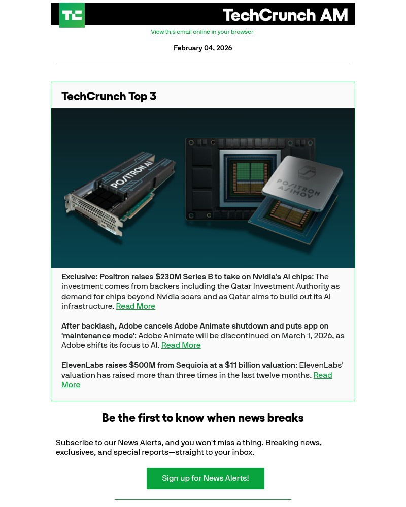 Screenshot of email with subject /media/emails/exclusive-positron-raises-230m-series-b-to-take-on-nvidias-ai-chips-623418-croppe_piXQ8Hy.jpg