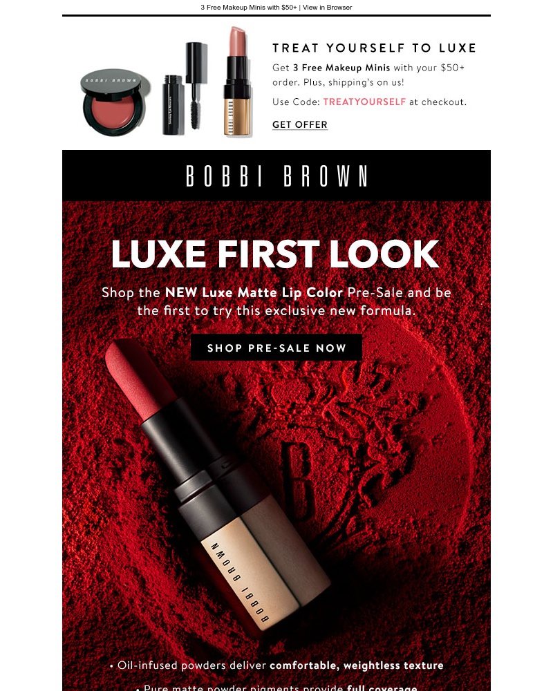 Screenshot of email with subject /media/emails/exclusive-pre-sale-luxe-matte-lip-color-cropped-4b0aeada.jpg